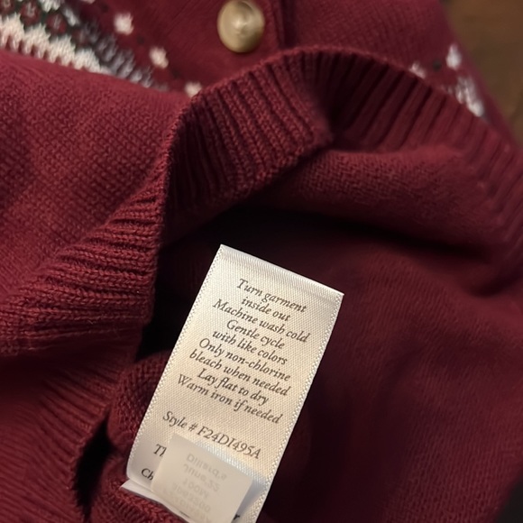 Edgehill Collection Baby Boys Fair Isle Long Sleeve Sweater & Pants Set - Picture 10 of 11